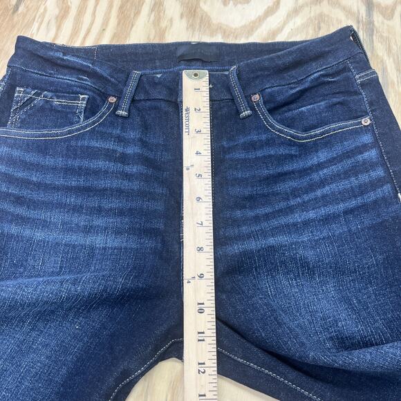 BKE Buckle Black Skinny High Rise Womens Size 32 X32 Stretch Slimming Dark Wash - Picture 14 of 14